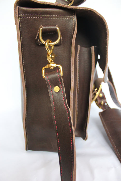 leather, messenger bag